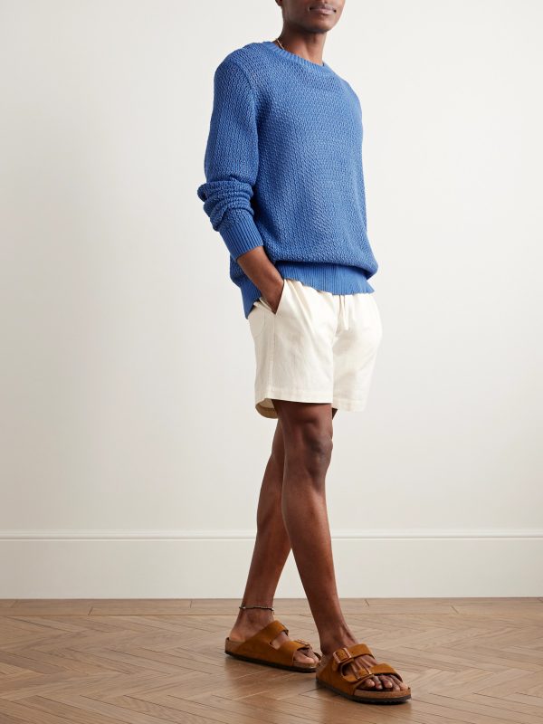 Open-Knit Pima Cotton Sweater - OU Open-Knit Pima Cotton Sweater - OU