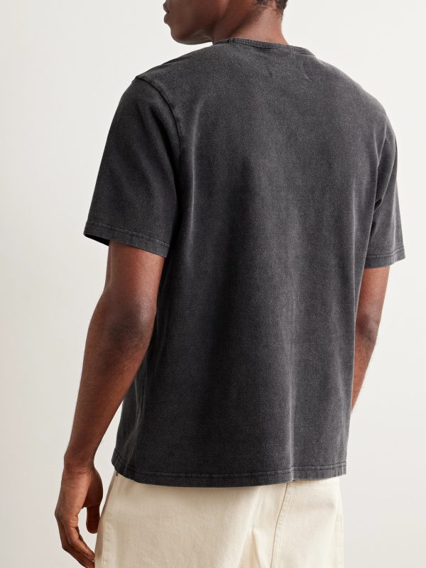 Garment-Dyed Cotton-Jersey T-Shirt - BK Garment-Dyed Cotton-Jersey T-Shirt - BK