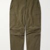 Wide-Leg Cotton-Canvas Drawstring Cargo Trousers