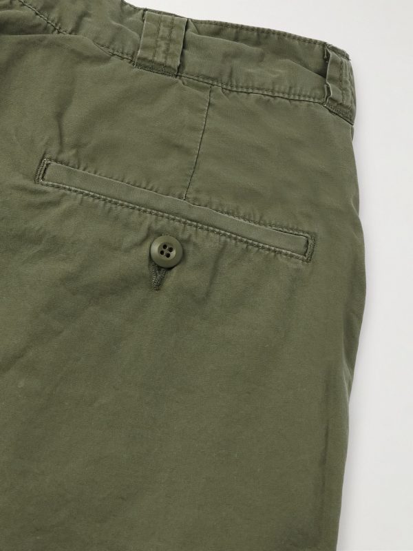 Straight-Leg Cotton-Canvas Trousers - CU