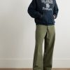 Straight-Leg Cotton-Canvas Trousers - OU