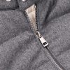 Acorus Slim-Fit Logo-Appliquéd Quilted Flannel Down Jacket - CU Acorus Slim-Fit Logo-Appliquéd Quilted Flannel Down Jacket - CU