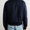 Padded Felt Down Bomber Jacket - BK