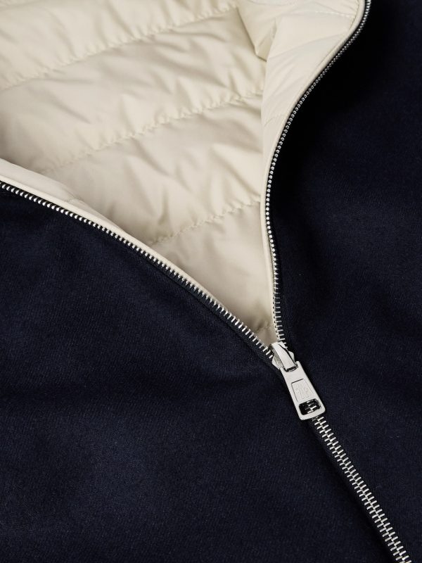 Padded Felt Down Bomber Jacket - CU