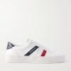 Monaco M Striped Leather Sneakers Monaco M Striped Leather Sneakers