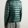 Chambly Logo-Appliquéd Quilted Shell Down Jacket - BK