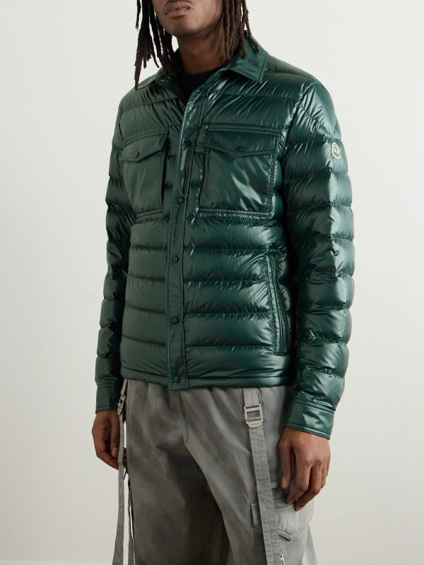 Chambly Logo-Appliquéd Quilted Shell Down Jacket - FR