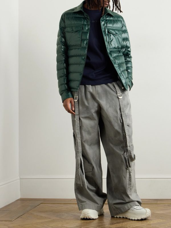 Chambly Logo-Appliquéd Quilted Shell Down Jacket - OU