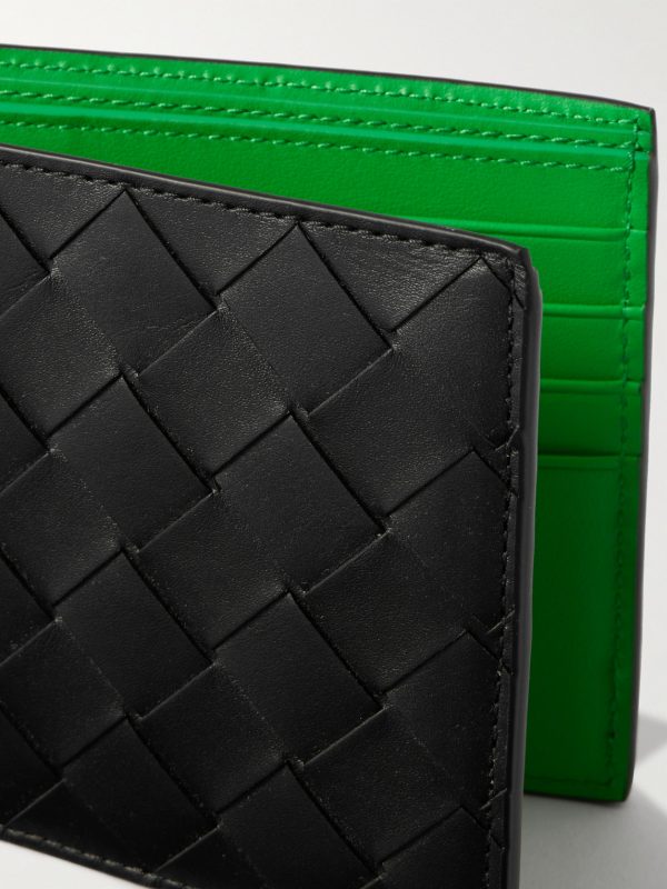 Intrecciato Leather Billfold Wallet - CU