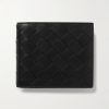 Intrecciato Leather Billfold Wallet