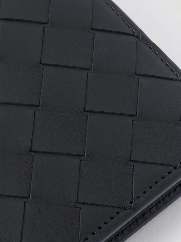 Intrecciato Leather Billfold Wallet - CU Intrecciato Leather Billfold Wallet - CU