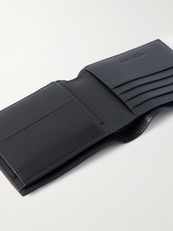 Intrecciato Leather Billfold Wallet - E1 Intrecciato Leather Billfold Wallet - E1