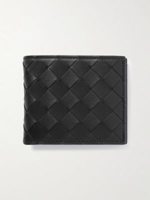 Intrecciato Leather Billfold Wallet