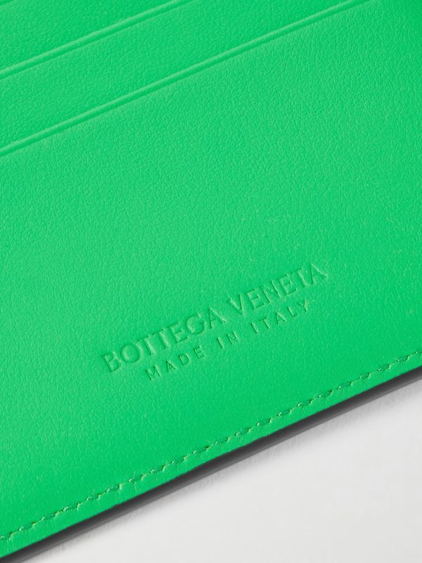 Intrecciato Leather Billfold Wallet - CU Intrecciato Leather Billfold Wallet - CU