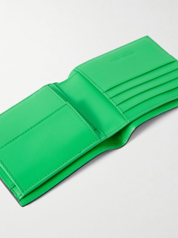 Intrecciato Leather Billfold Wallet - E1 Intrecciato Leather Billfold Wallet - E1