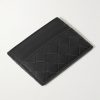 Intrecciato Leather Cardholder - BK Intrecciato Leather Cardholder - BK