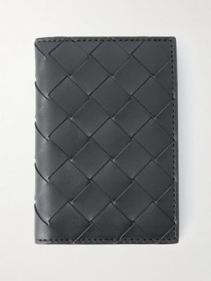 Intrecciato Leather Bifold Cardholder