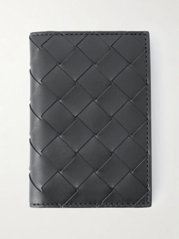 Intrecciato Leather Bifold Cardholder Intrecciato Leather Bifold Cardholder