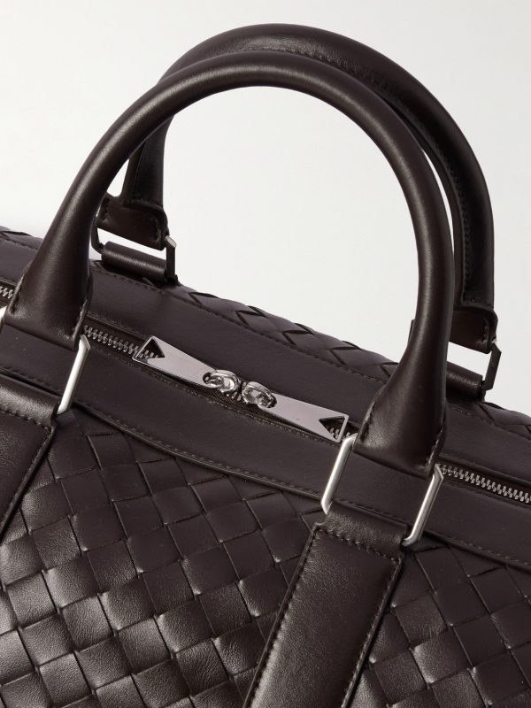 Intrecciato Leather Weekend Bag - CU Intrecciato Leather Weekend Bag - CU