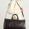 Intrecciato Leather Weekend Bag - E2 Intrecciato Leather Weekend Bag - E2
