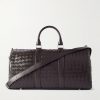 Intrecciato Leather Weekend Bag Intrecciato Leather Weekend Bag