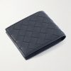 Intrecciato Leather Billfold Wallet - BK Intrecciato Leather Billfold Wallet - BK