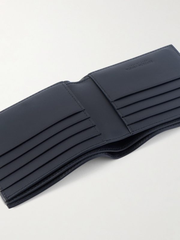 Intrecciato Leather Billfold Wallet - E1 Intrecciato Leather Billfold Wallet - E1