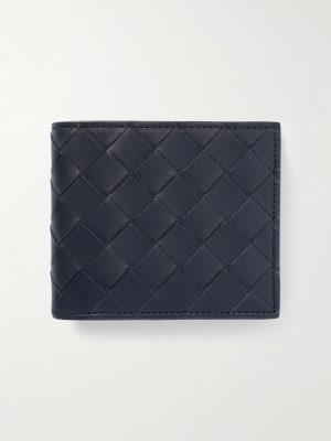 Intrecciato Leather Billfold Wallet