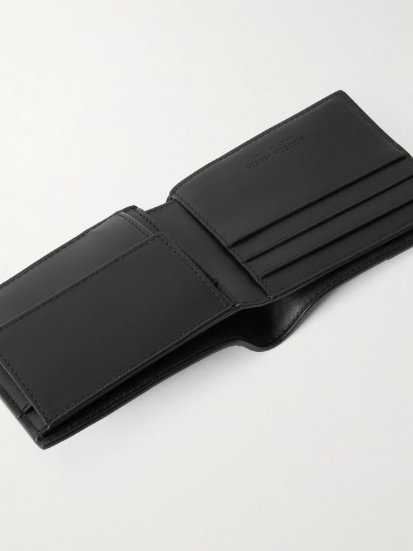Intrecciato Leather Billfold Wallet - E1 Intrecciato Leather Billfold Wallet - E1