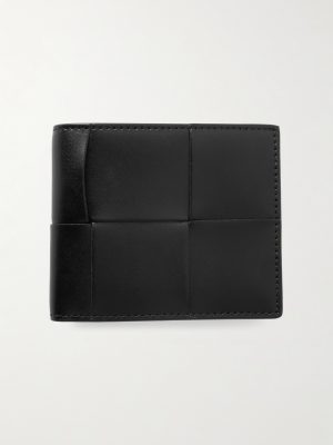 Intrecciato Leather Billfold Wallet