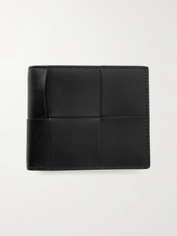 Intrecciato Leather Billfold Wallet Intrecciato Leather Billfold Wallet