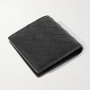 Intrecciato Leather Billfold Wallet - BK