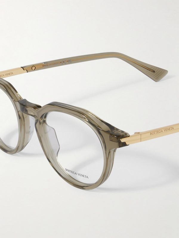 Forte Round-Frame Recycled-Acetate Optical Glasses - CU Forte Round-Frame Recycled-Acetate Optical Glasses - CU