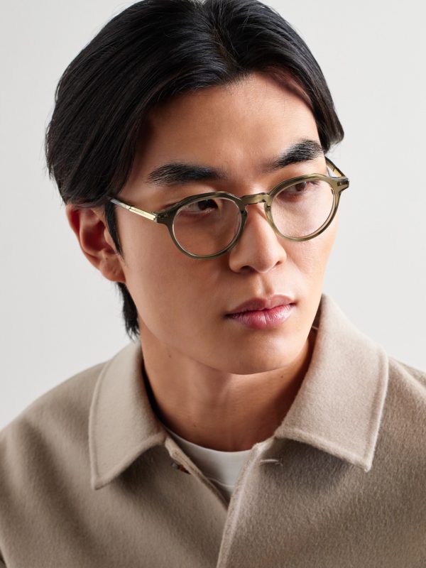 Forte Round-Frame Recycled-Acetate Optical Glasses - OU Forte Round-Frame Recycled-Acetate Optical Glasses - OU
