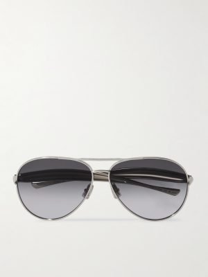 Sardine Aviator-Style Silver-Tone Sunglasses Sardine Aviator-Style Silver-Tone Sunglasses