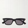 Square-Frame Recycled-Acetate Sunglasses