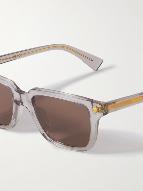 Square-Frame Recycled-Acetate Sunglasses - CU
