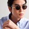 Panthos Round-Frame Tortoiseshell Recycled-Acetate and Gold-Tone Sunglasses - OU Panthos Round-Frame Tortoiseshell Recycled-Acetate and Gold-Tone Sunglasses - OU