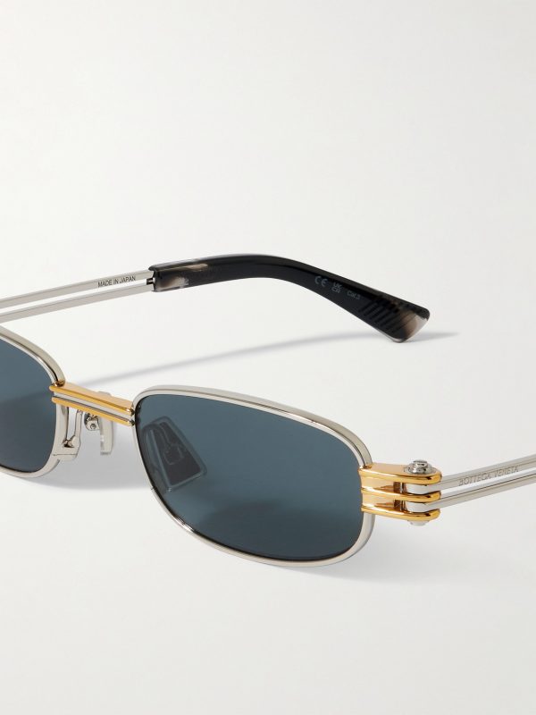 Round-Frame Silver-Tone Sunglasses - CU