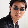 Round-Frame Silver-Tone Sunglasses - OU