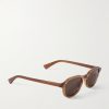 Round-Frame Recycled-Acetate Sunglasses - FR Round-Frame Recycled-Acetate Sunglasses - FR