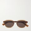Round-Frame Recycled-Acetate Sunglasses Round-Frame Recycled-Acetate Sunglasses