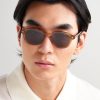 Round-Frame Recycled-Acetate Sunglasses - OU Round-Frame Recycled-Acetate Sunglasses - OU