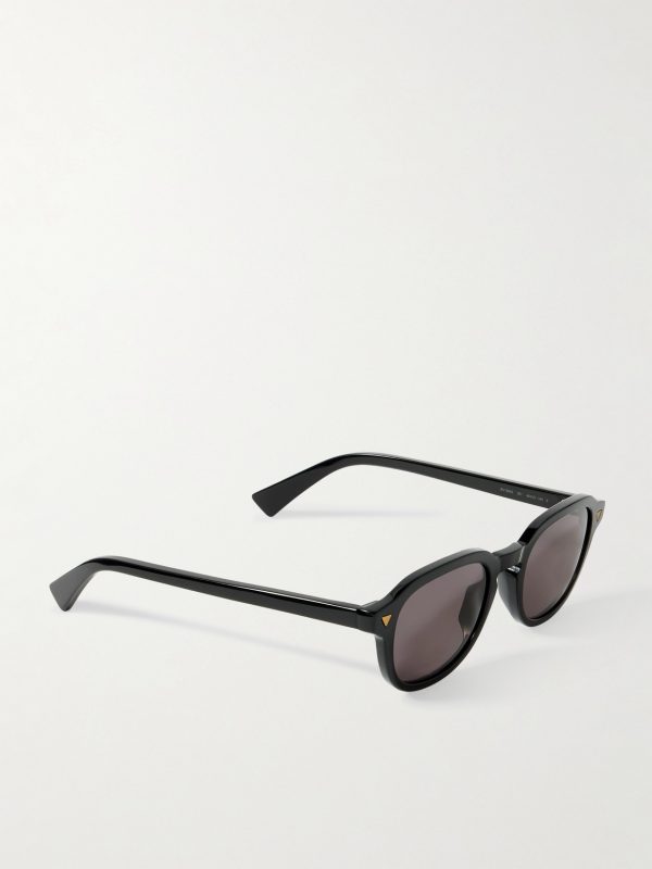 Round-Frame Recycled-Acetate Sunglasses - FR