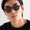 Round-Frame Recycled-Acetate Sunglasses - OU