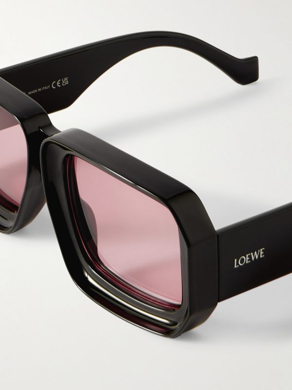 + Paula's Ibiza Signature Black Mask Acetate Sunglasses - CU