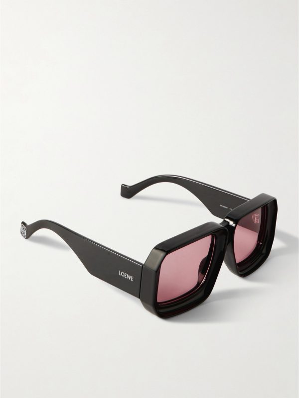 + Paula's Ibiza Signature Black Mask Acetate Sunglasses - FR