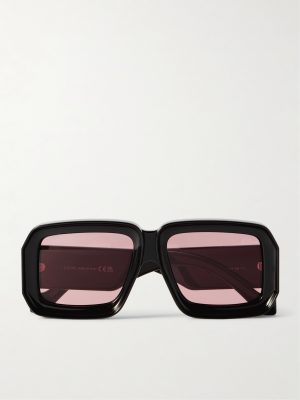 + Paula's Ibiza Signature Black Mask Acetate Sunglasses