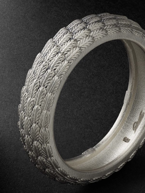 Textured Sterling Silver Ring - CU
