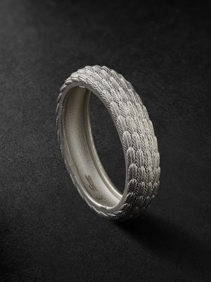 Textured Sterling Silver Ring Textured Sterling Silver Ring